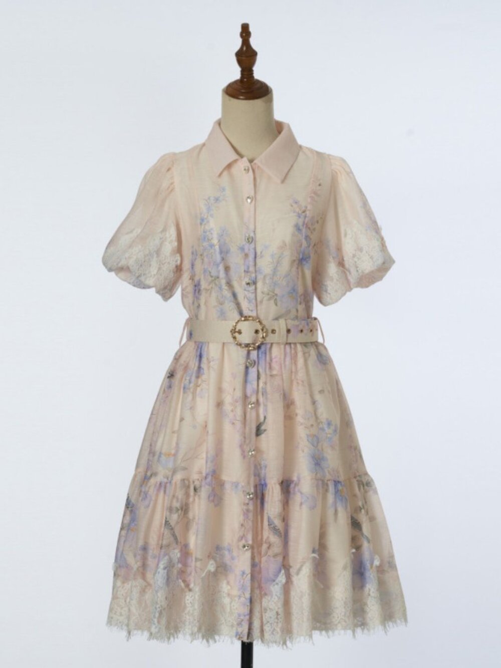 Zimmermann Floral Print Belted Dress